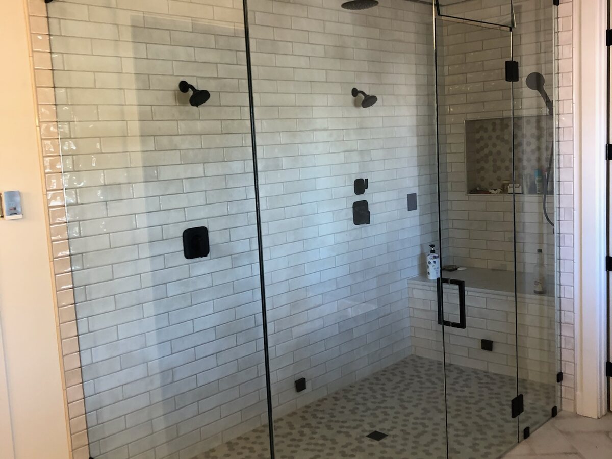 Project photo — replace Shower Glass project